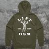 Heavy Weight Hoodie - Army Green Photo 3